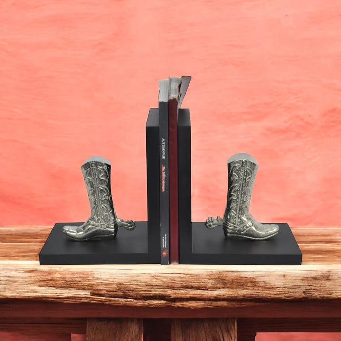 18CM ALUMINIUM  BOOT BOOKENDS