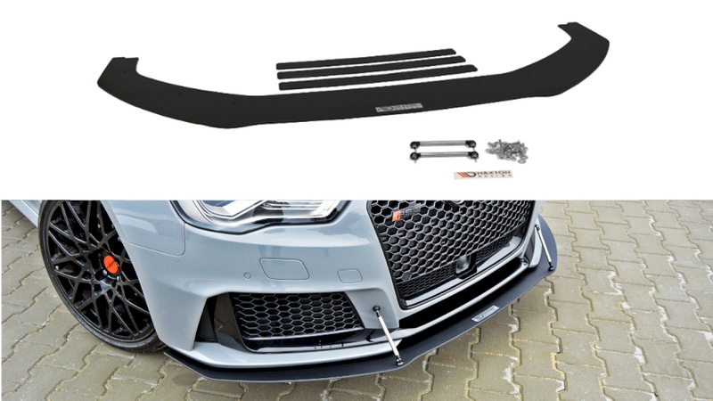 Maxton Design - FRONT RACING SPLITTER AUDI RS3 8VA SPORTBACK PRE-FACELIFT