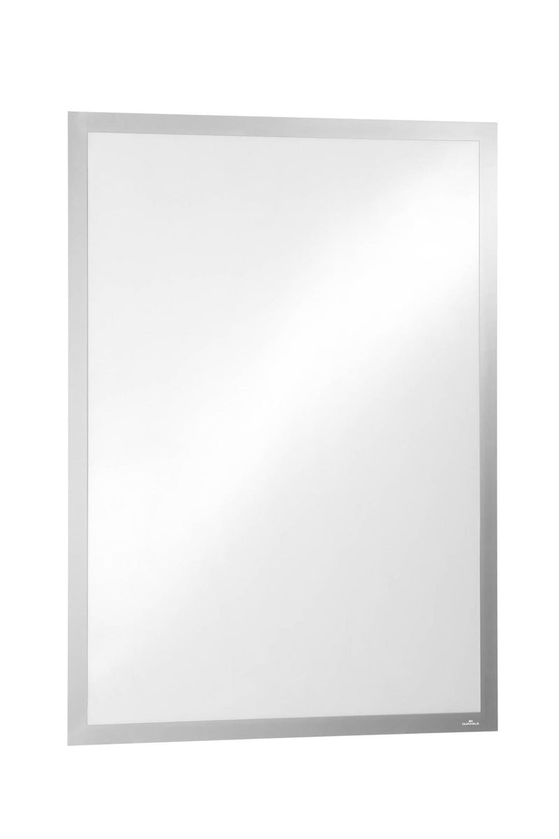 Durable DURAFRAME UV Poster Adhesive Magnetic Signage Frame | A1 Silver