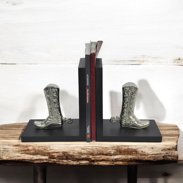 18CM ALUMINIUM  BOOT BOOKENDS