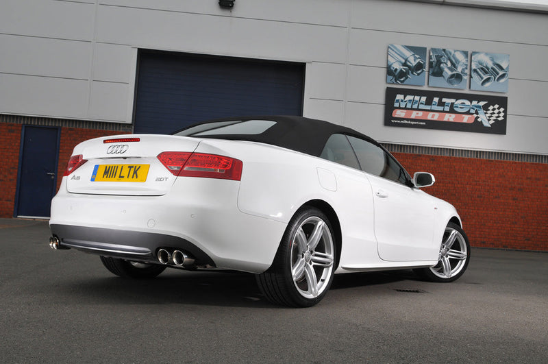Milltek Sport - Cat Back Exhaust (Multiple Options) Audi A5 B8 (8T) Cabriolet & Coupe