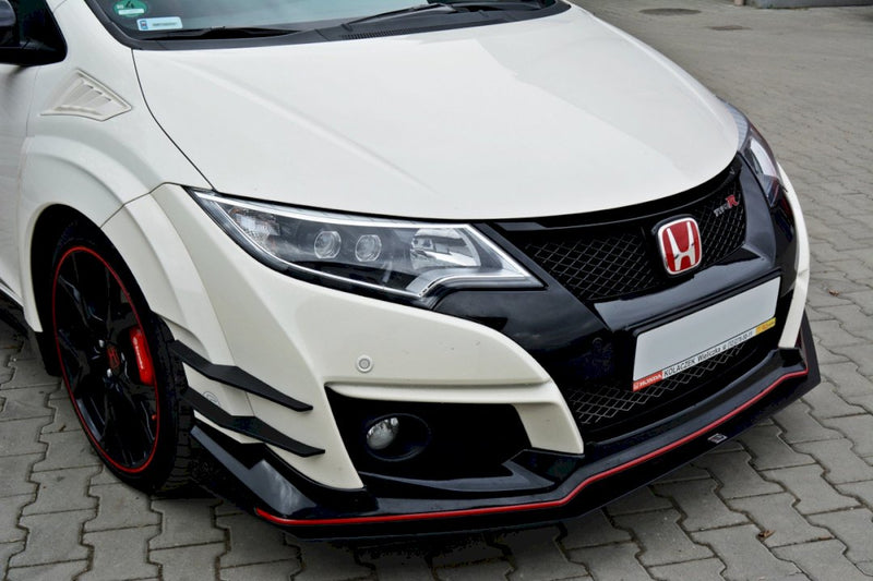 Maxton Design - FRONT RACING SPLITTER V.1 HONDA CIVIC IX TYPE R (2015-2017)