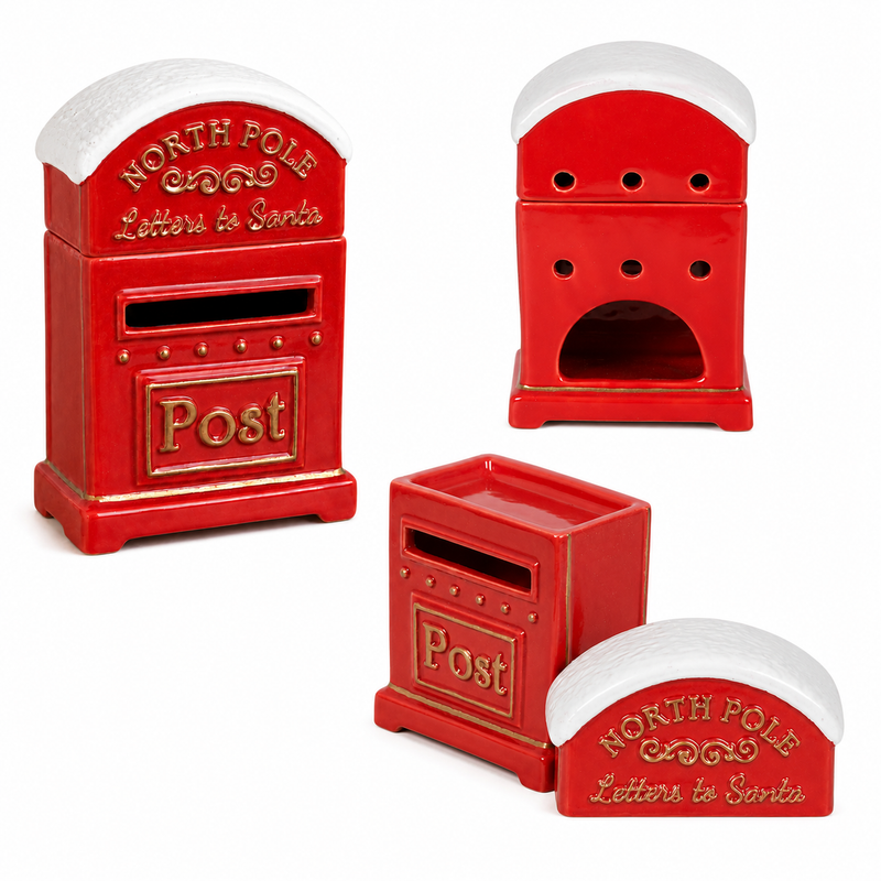 Christmas Post Box Oil and Wax Burner