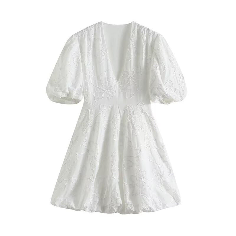 Women's Casual Slimming Fashion Versatile Solid Color Dress