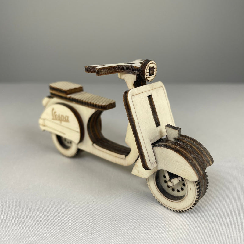 Retro Scooter Bauble - Handmade Ornament