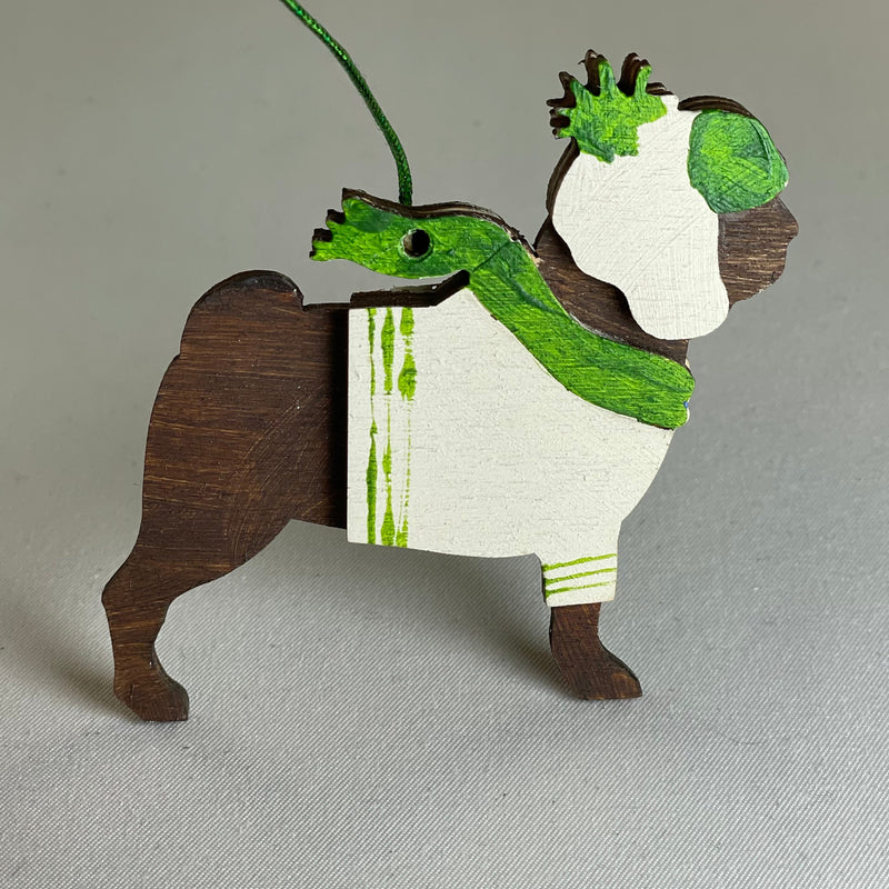 Companion Dog Bauble - Handmade Ornament