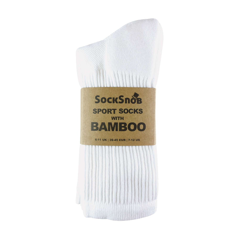Mens Bamboo / Organic Cotton Running Sport Socks (Multipack Options)