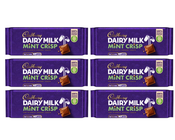 6 x Cadbury Mint Crisp Irish - 54GM