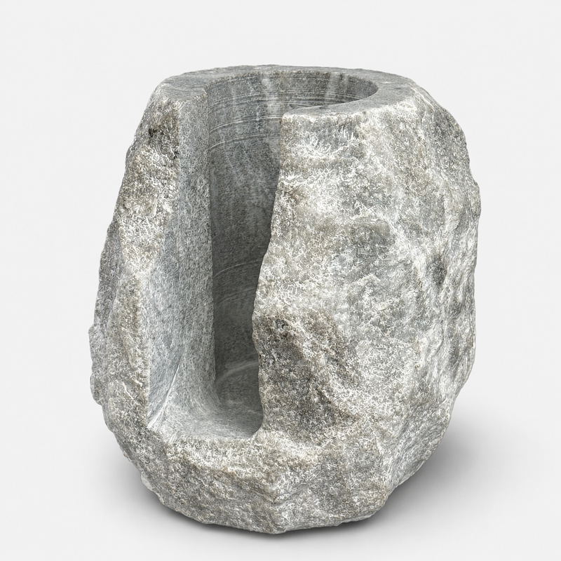 Marble Stone Solid Handcrafted Wine Bottle Holder