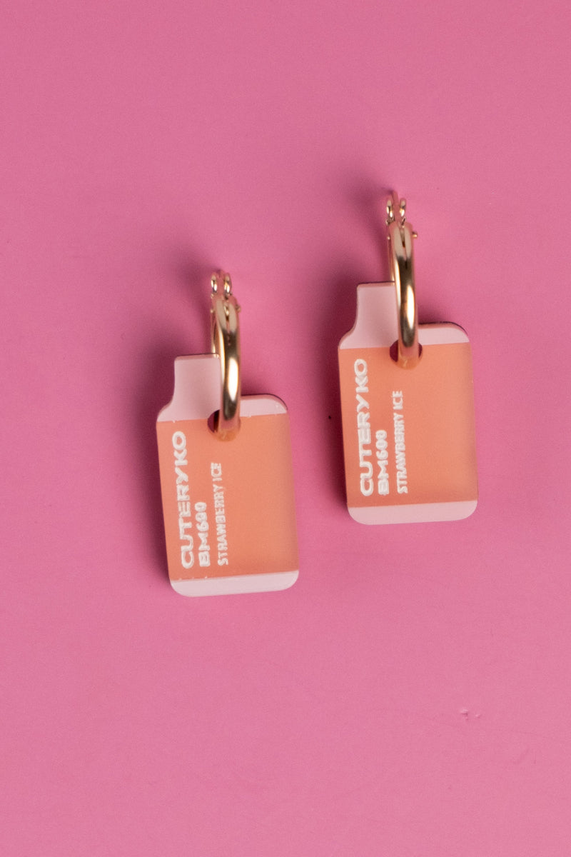 Vape Hoop Earrings