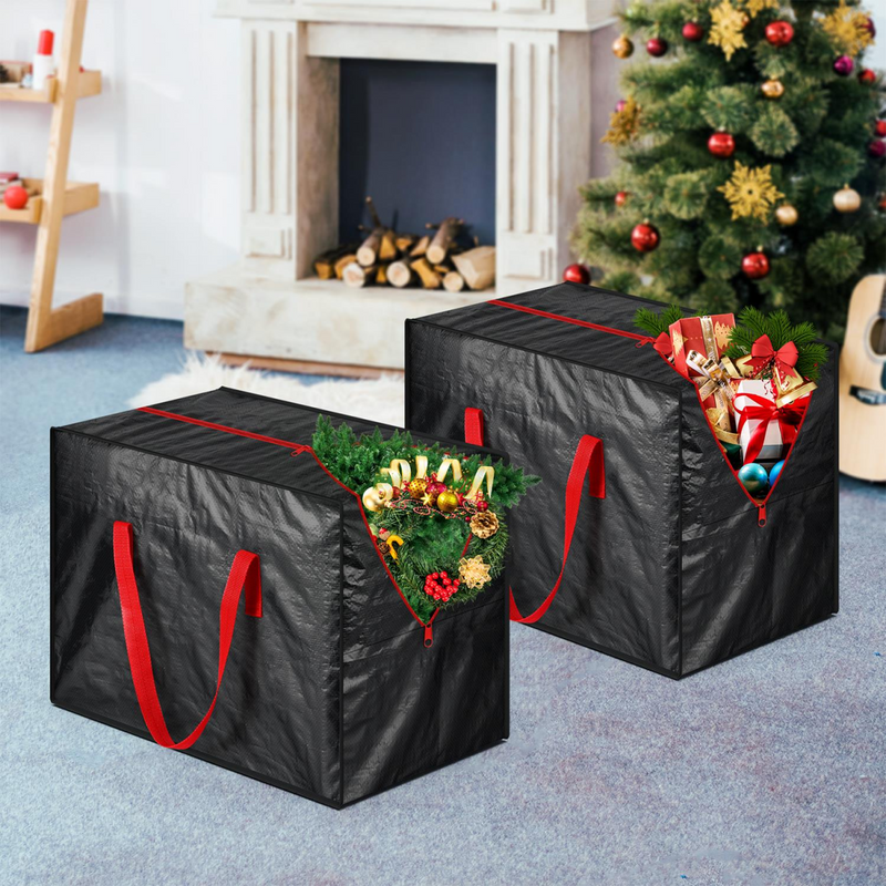 VINSANI 3pc BLACK XMAS STORAGE BAGS 1010450