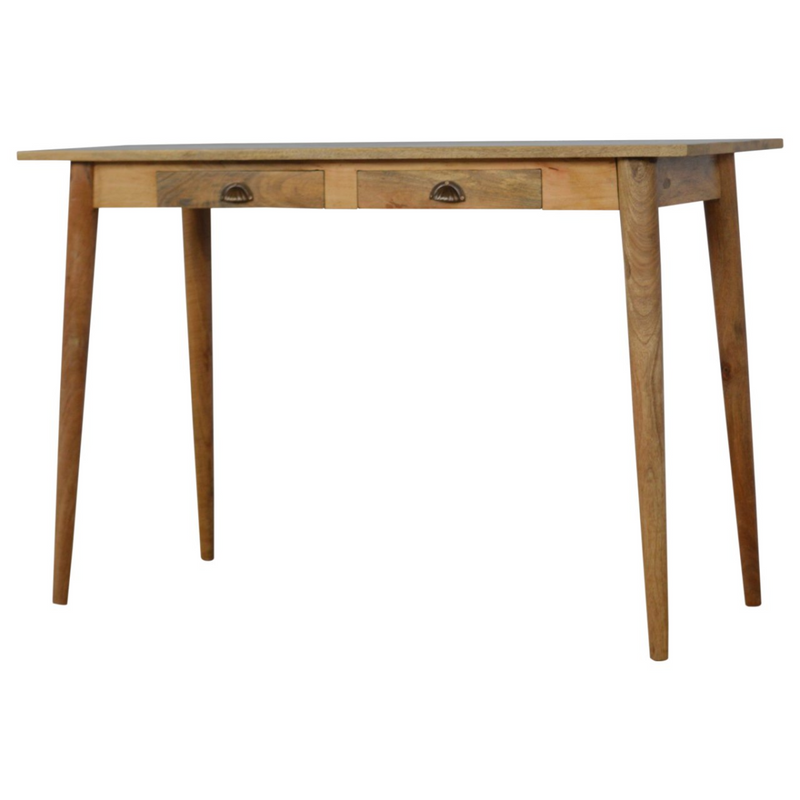 Artisan Furniture Solid Wood 2 Drawer Nordic Writing Desk