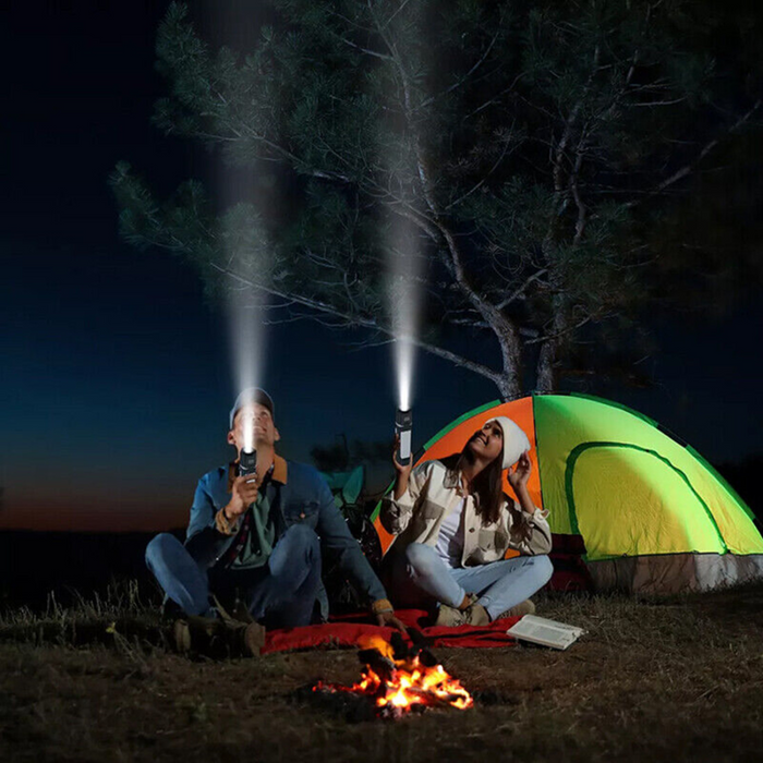 2 pack Rechargeable Foldable LED Camping Lantern Light Outdoor Camping Hiking Flashlight  Work Light  Camping Lantern Light