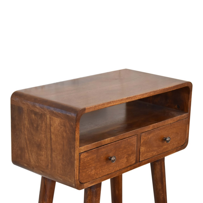 Artisan Furniture Solid Wood Mini Chestnut Console Table