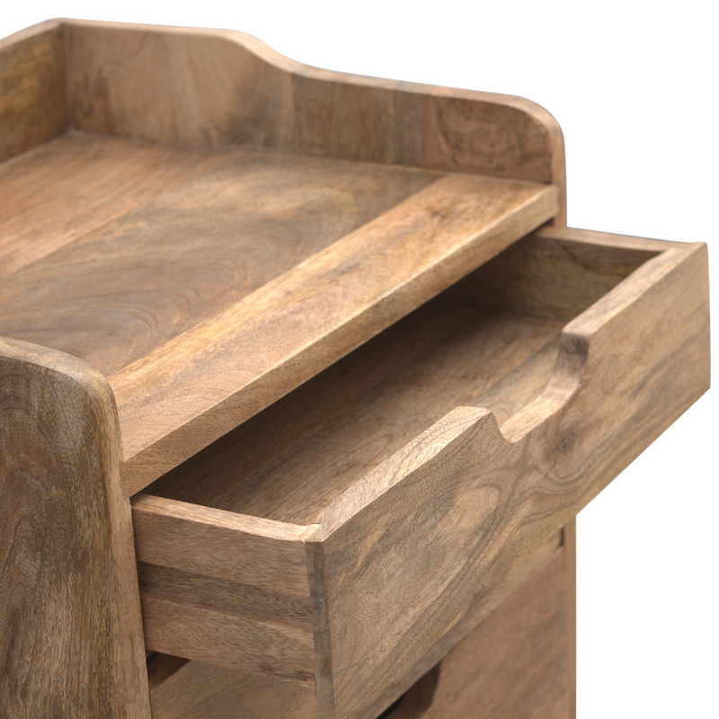 Artisan Furniture Solid Wood 3 Drawer Gallery Bedside