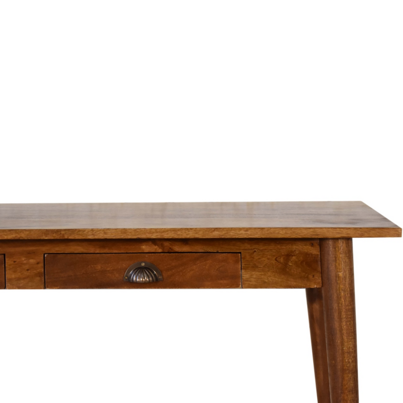 Artisan Furniture Solid Wood 2 Drawer Chestnut Writing Desk