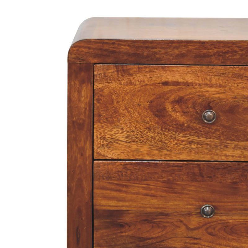 Artisan Furniture Solid Wood Aspen 3 Drawer Bedside