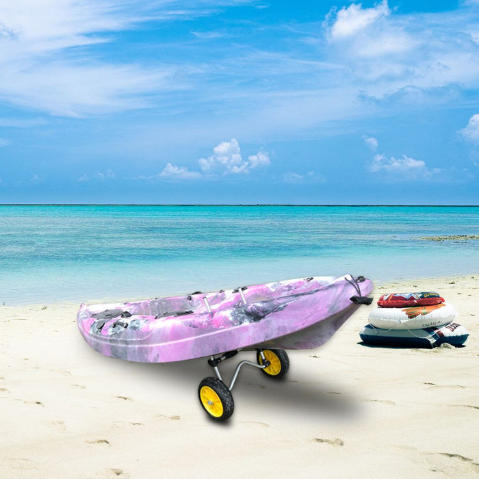 Light And Practical Vertical Kayak Trailer