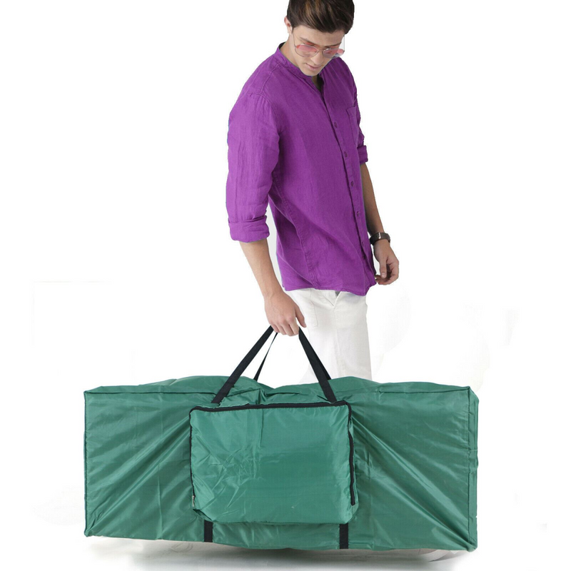 Large Green Xmas bag With Side Pocket