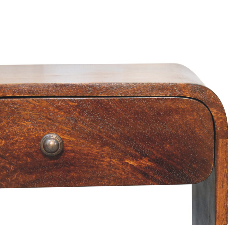 Artisan Furniture Solid Wood Aspen Open Bedside