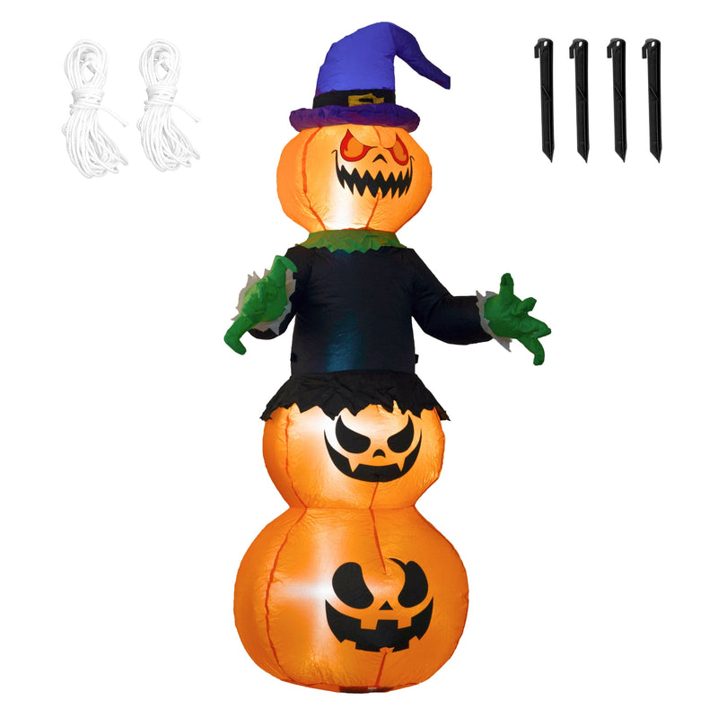 6ft Inflatable Outdoor Halloween Pumpkin Decoration