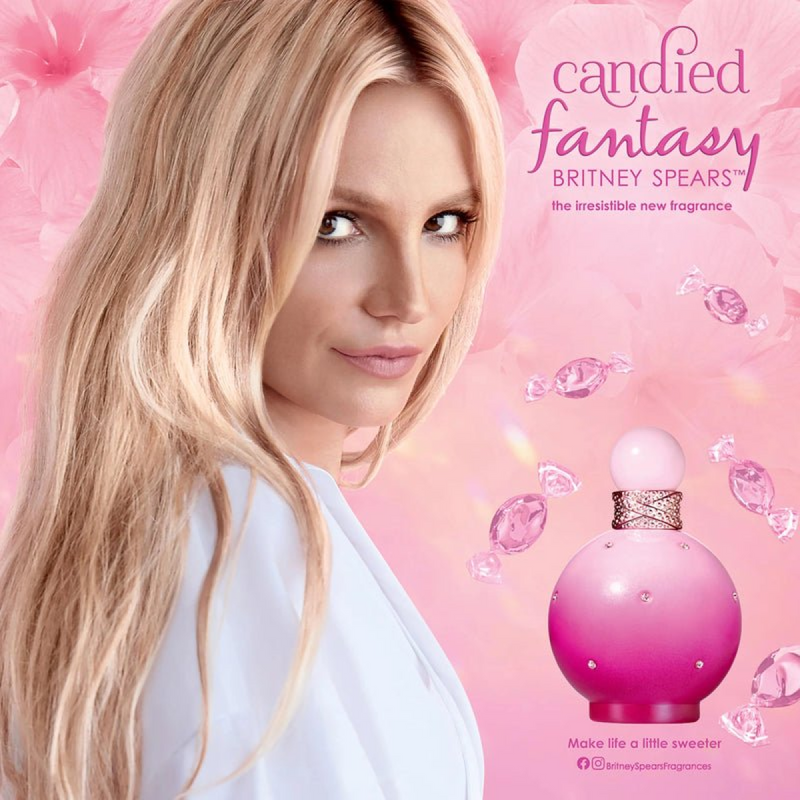 Britney Spears Candied Fantasy Eau De Toilette Spray 100ml