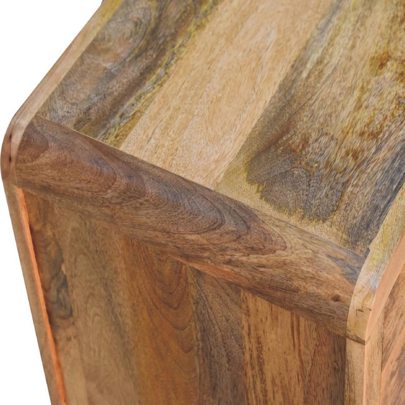 Artisan Furniture Solid Wood Aspen Oak-ish 3 Drawer Bedside
