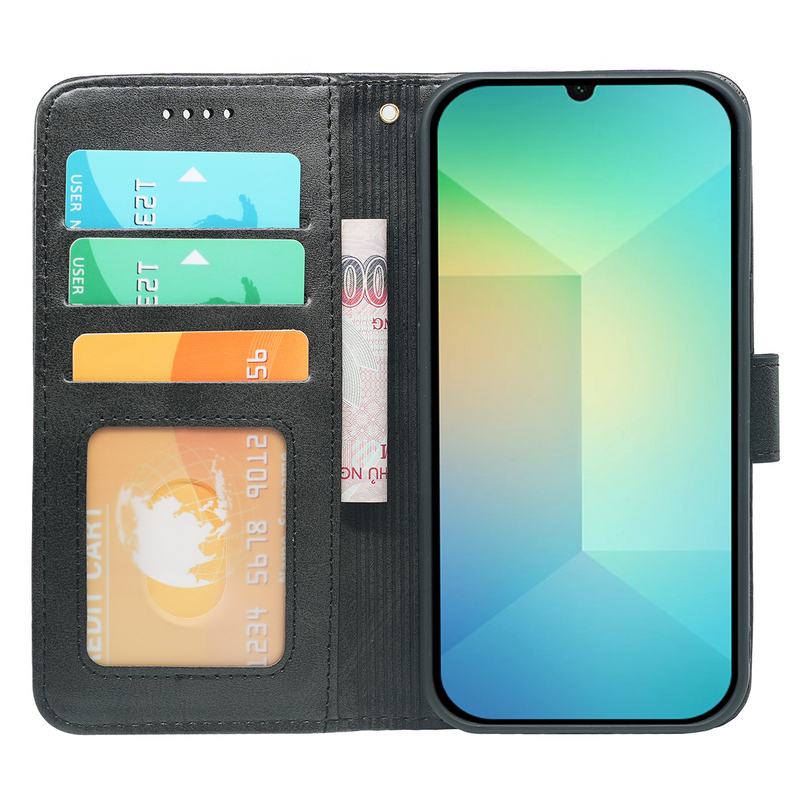Samsung Galaxy A07 Book Flip Case Leather Wallet