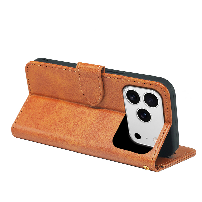 iPhone 18/17 Series Book Flip Case Leather Wallet