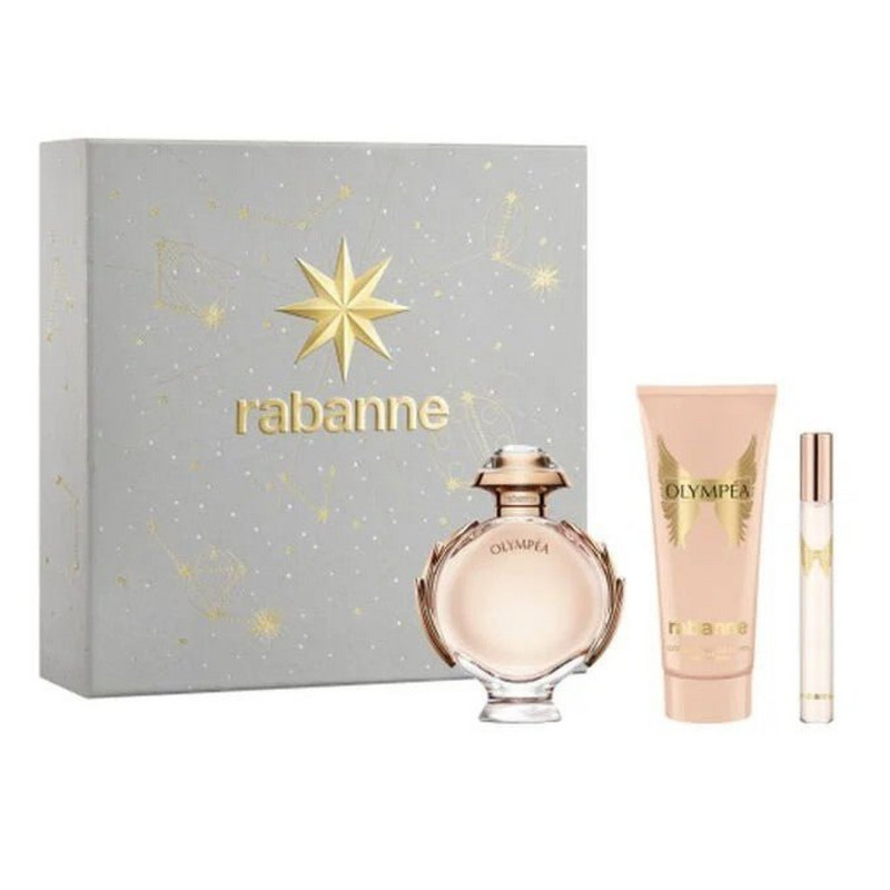 Paco Rabanne Olympea Gift Set (Eau De Parfum Spray 80ml  Body Lotion 100ml  Eau De Parfum Spray 10ml)