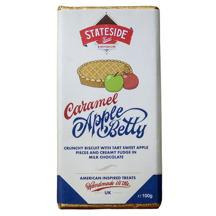Stateside | Caramel Apple Betty Milk Chocolate Bar | 90g