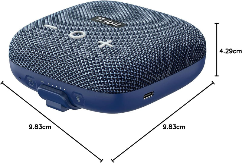 Tribit StormBox Micro 2 Bluetooth Speaker, IP67, XBass, Wireless Pairing