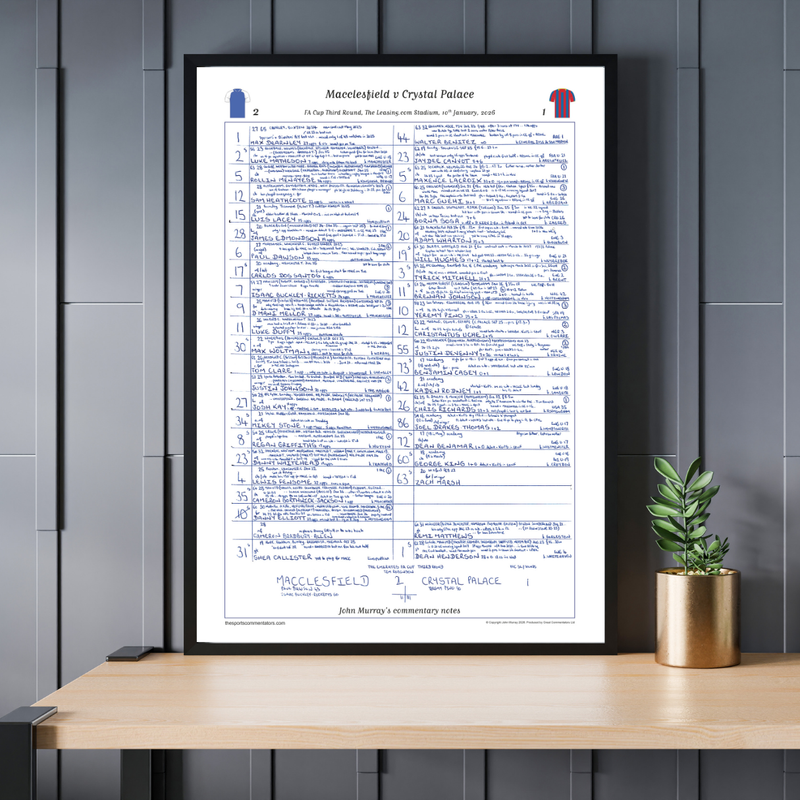 Macclesfield v Crystal Palace, FA Cup Jan 2026 - John Murray