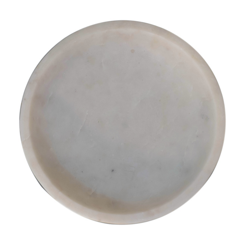 Artisan Furniture Serveware - White Marble Fruit Bowl