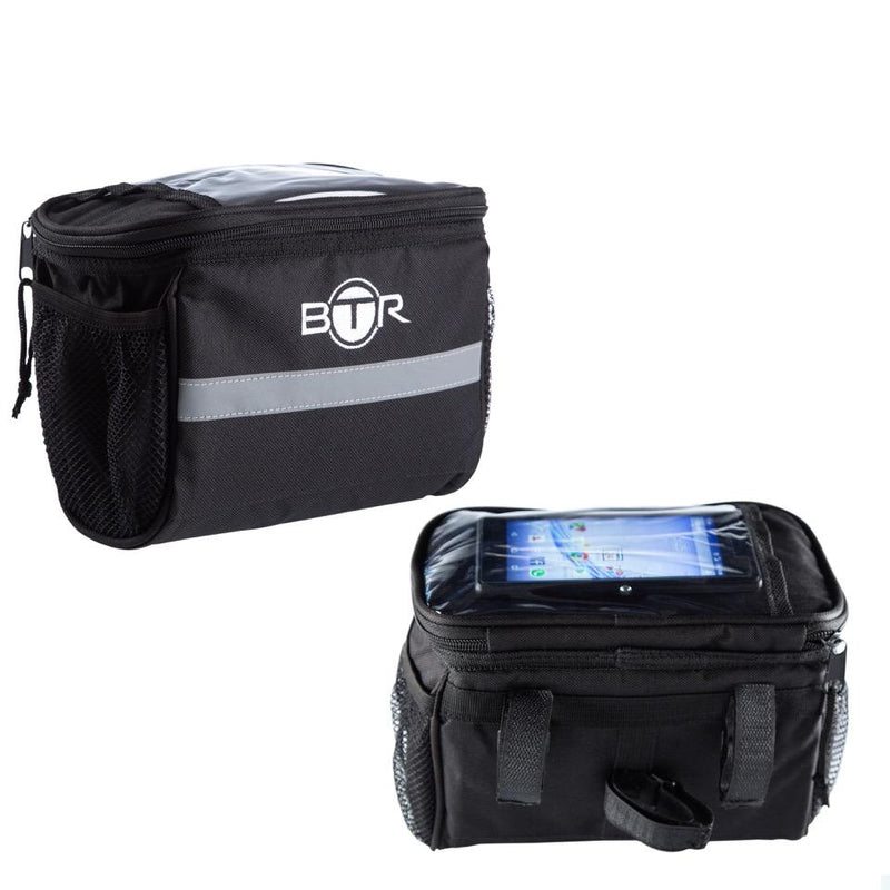 BTR Handlebar Bicycle Bag With Bike Mobile Phone Holder