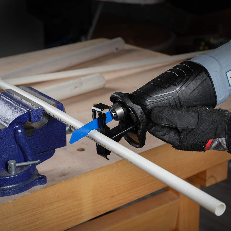 Reciprocating Saw 710W Corded 2800 RPM 4 Blades Wood Metal Cutting WORKPRO