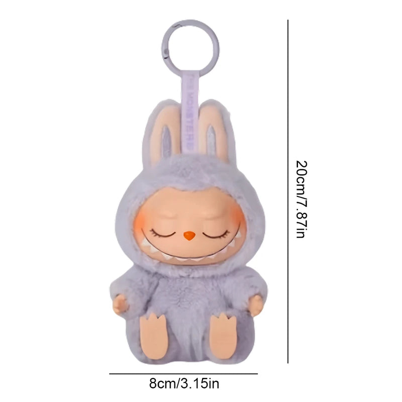 The Monsters Labubu Sit-Down Party Series Plush Pendant Doll Vinyl Face Doll Heart-Moving Macaron Doll Collection Decoration
