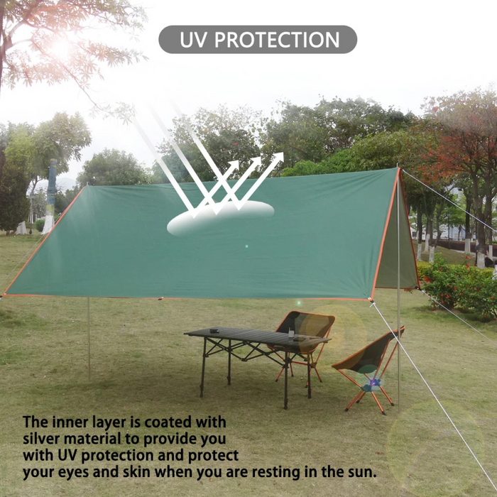 Flysheet Waterproof Groundsheet Camping Tarp Shelter Alas Tent Floor Sheet Tent Awning
