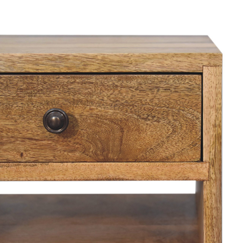 Artisan Furniture Solid Wood Mini Classic Multi Oak-ish Bedside