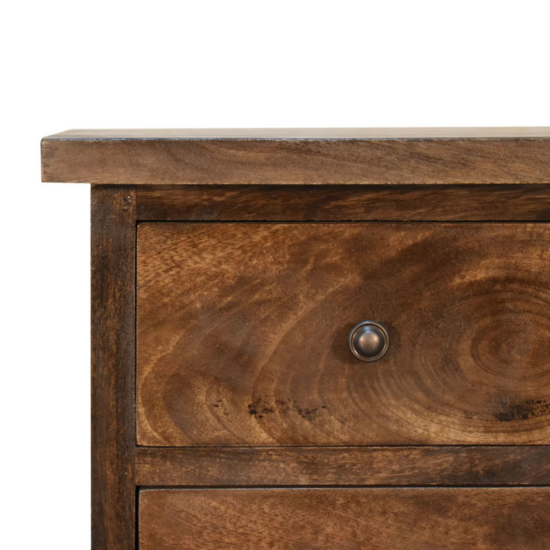 Artisan Furniture Solid Wood Mini Classic Grey Country Bedside