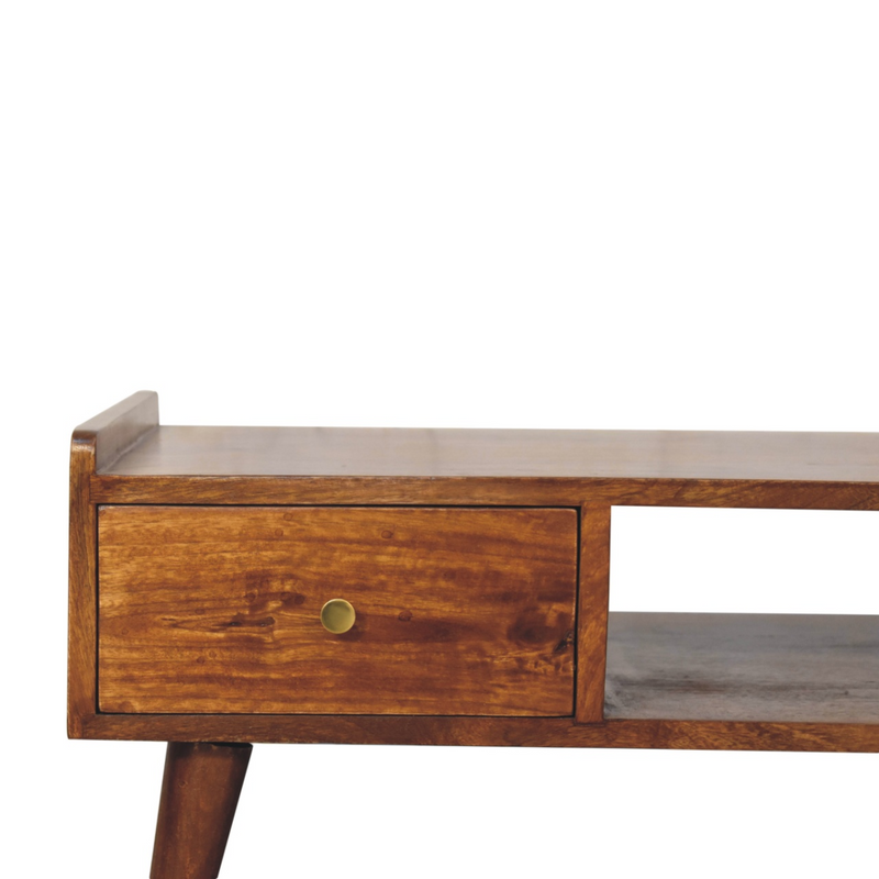 Artisan Furniture Solid Wood Elevated Chestnut Media Unit