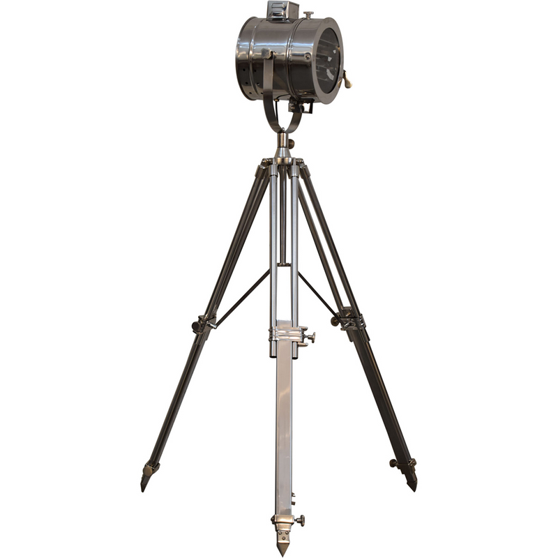 Artisan Furniture Chrome Tripod Spotlight Floor Lamp