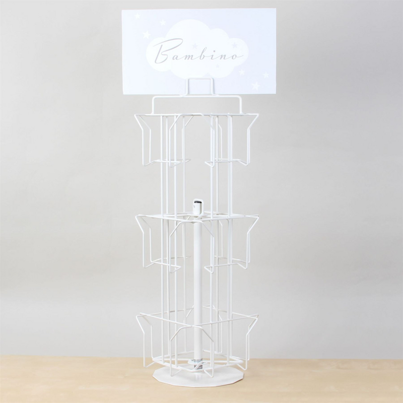 Small Display 4 Sided Card Spinner Holds 12 Greeting Cards