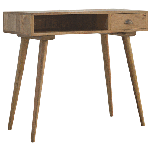 Artisan Furniture Solid Wood Open Slot Nordic Writing Desk