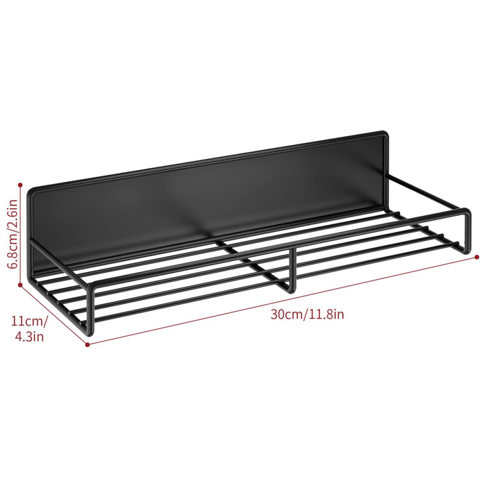 VINSANI 4pc MAGNETIC SPICE RACK METAL SHELF 1010421