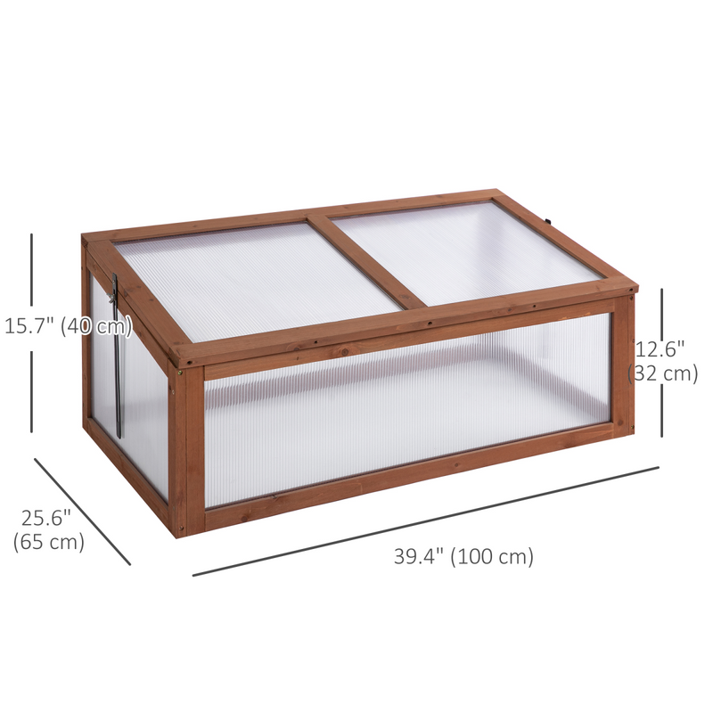 Wooden Cold Frame Greenhouse