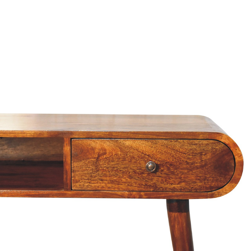 Artisan Furniture Solid Wood Chestnut London Open Console 90x80x45cm