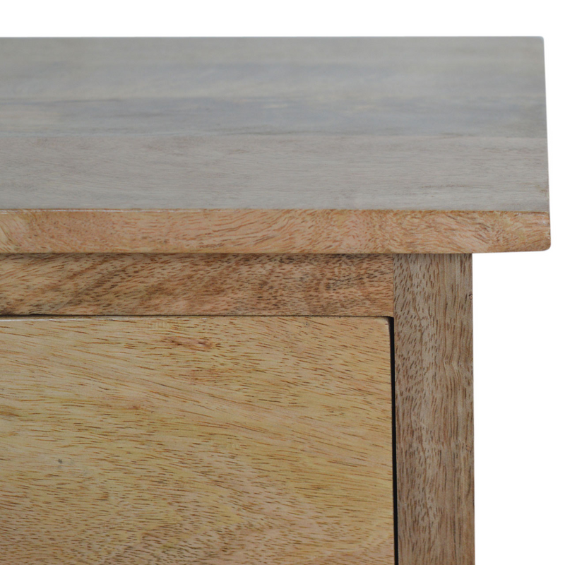 Artisan Furniture Solid Wood Nordic Style Bedside with 2 Drawers