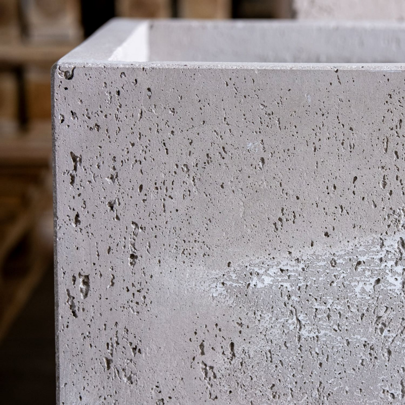 Cubrosa | Truffle – 100cm XXL Square Concrete Planter – 782L Extra Large Outdoor Plant Pot