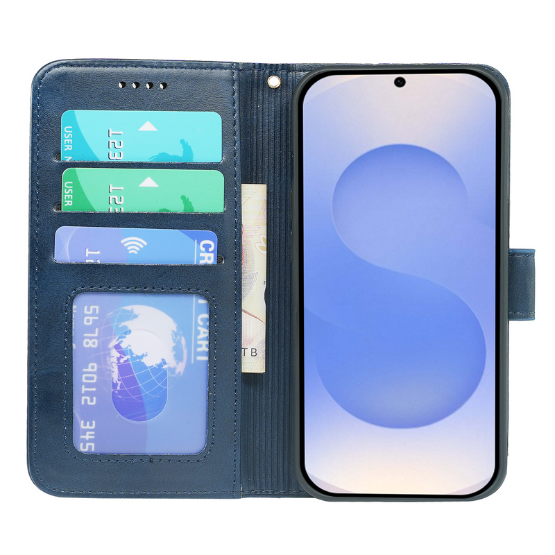 Samsung Galaxy S24 Series Book Flip Case Leather Wallet
